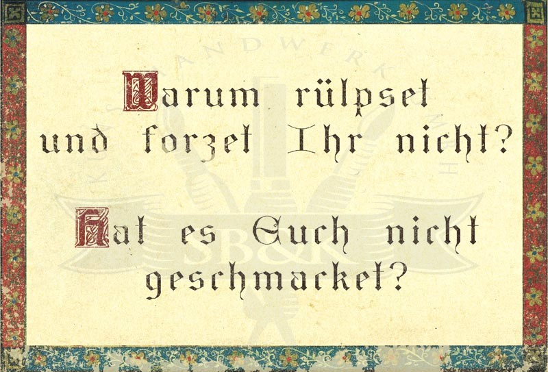 Warum Rülpset Und Furzet Ihr Nicht Goethe Warum Rülpset Und Furzet Ihr Nicht Goethe